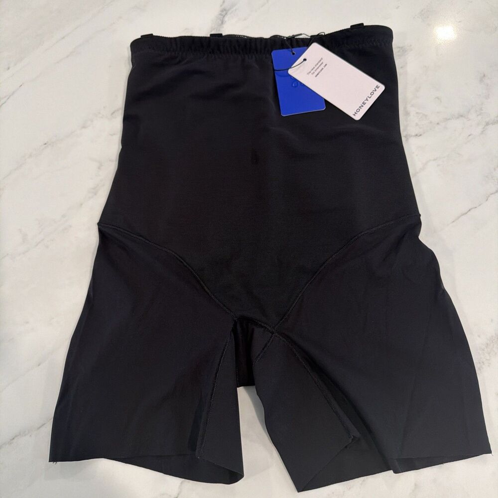 NWT Honeylove SuperPower Short STYLE# SPST00028N M Black Shapewear Slimming